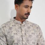 Premium Marble Textured Printed Panjabi
