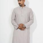 Premium Grey Cotton Panjabi