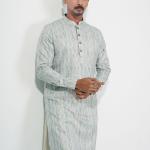 Premium Ethnic Printed Lucknowi Style Panjabi