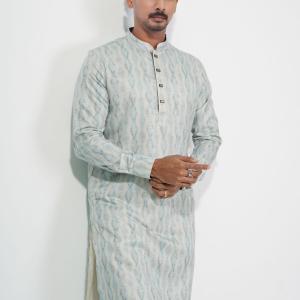 Premium Ethnic Printed Lucknowi Style Panjabi