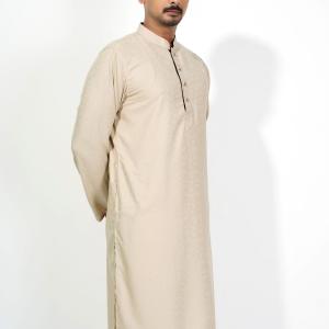 Premium Cream Cotton Panjabi