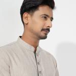 Premium Light Beige Cotton Panjabi