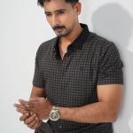 Premium Black & Grey Patterned Half Sleeve Shirt